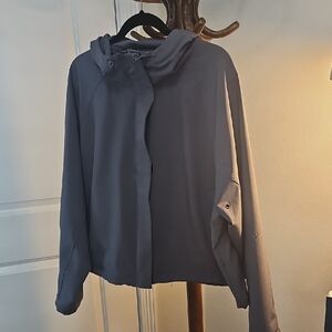 Gray Hooded Jacket
